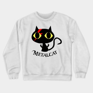 Metal cat Crewneck Sweatshirt